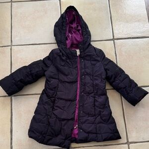 GUC Burberry Kids Purple irodescent Puffer Coat size 6Y/ 116cm